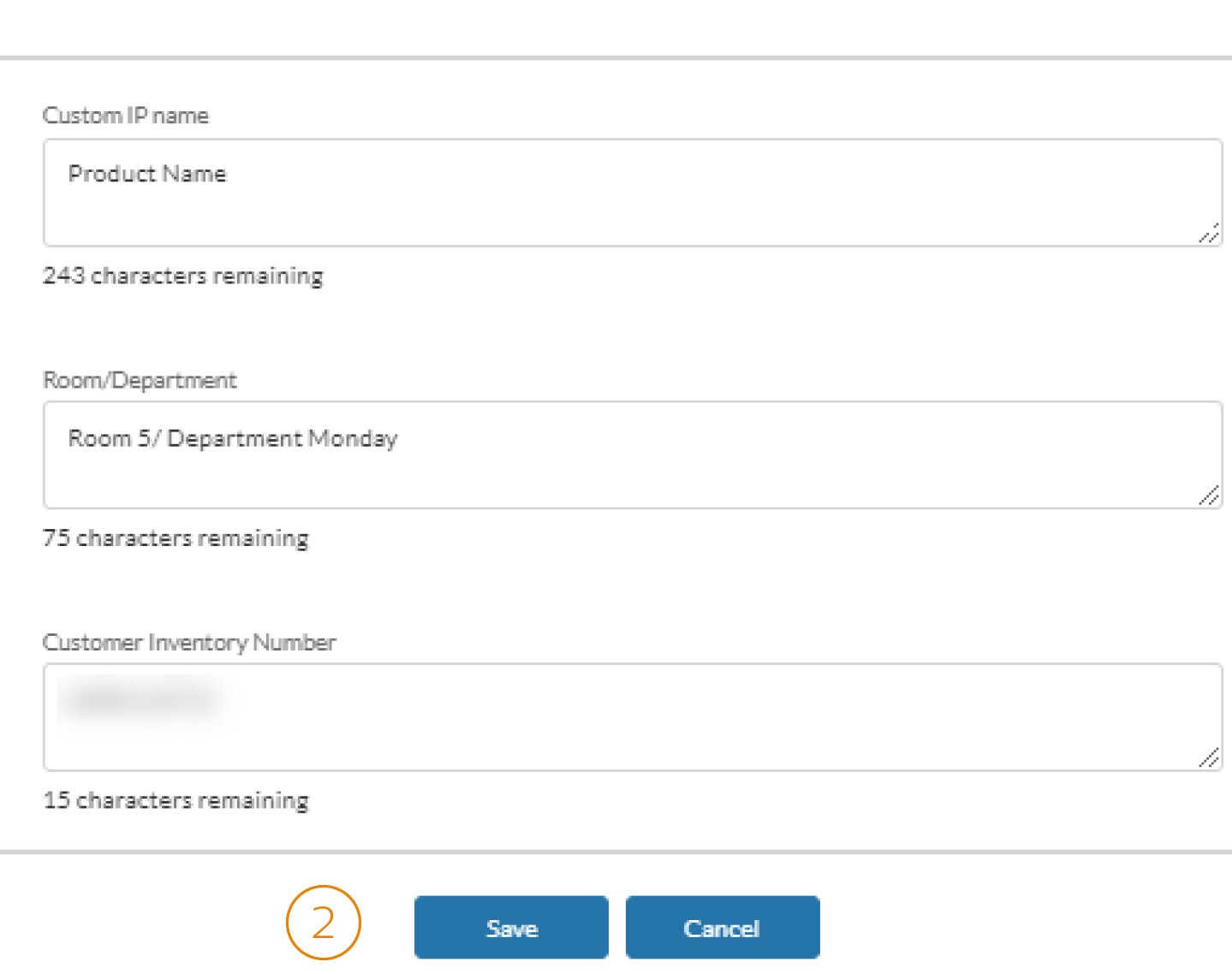 Update single IP details