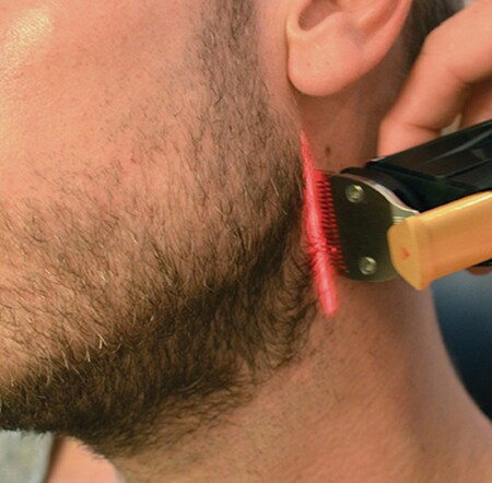 How to trim a perfect beard neckline